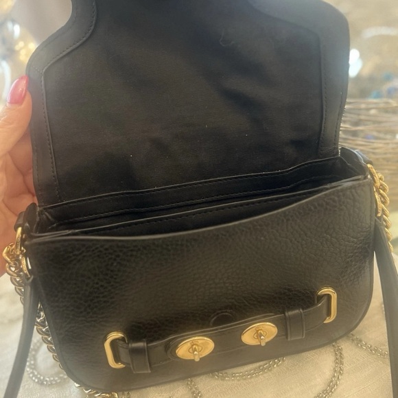 Coach Blake 20 Crossbody  Black Pebbled Leather Gold Hardware - Picture 3 of 8